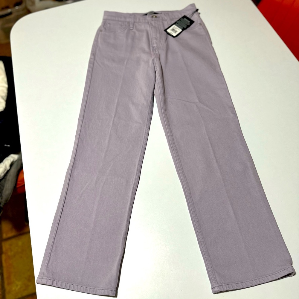 Hudson Lavender Jeans Remix Straight Cropped NWT 26/2